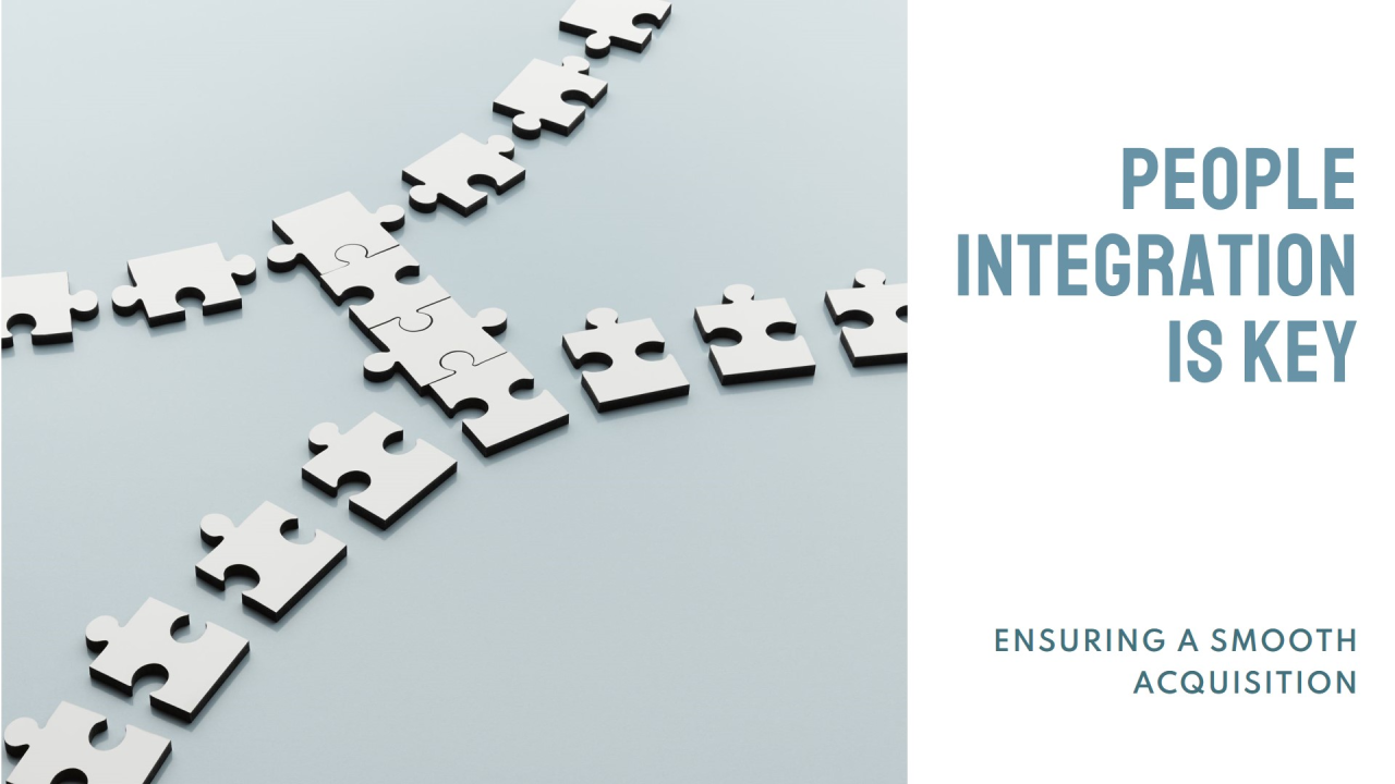 The Importance of People Integration During an Acquisition